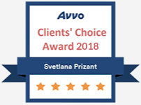 AVVO Client Svetlana Prizant 2018
