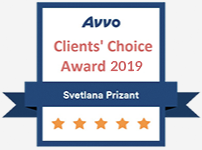 AVVO Client Svetlana Prizant 2019