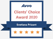 AVVO Client Svetlana Prizant 2020