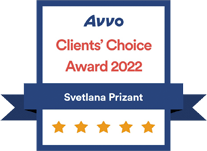 AVVO Client Svetlana Prizant 2022